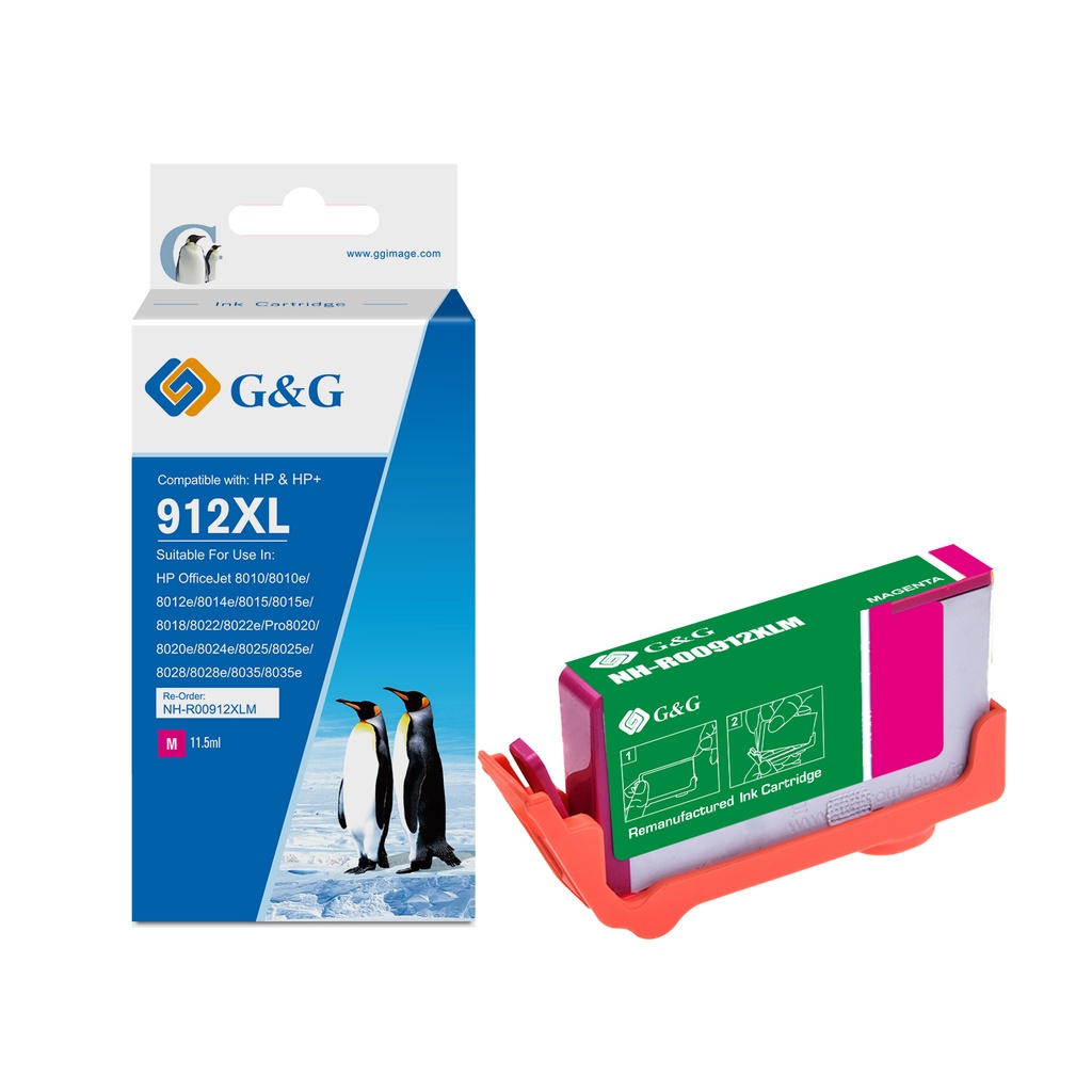 G&G Remanufactured HP 3YL82AE (912XL) Inkjet Cartridge M