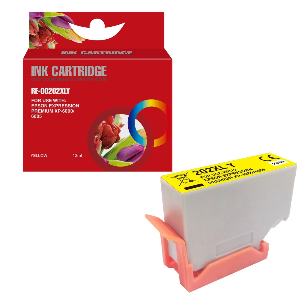 Red Box Compatible Epson C13T02H44010 Ink Y
