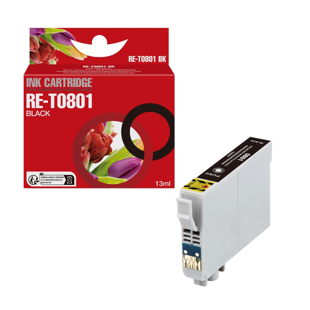 Red Box Compatible Epson T0801 Ink B