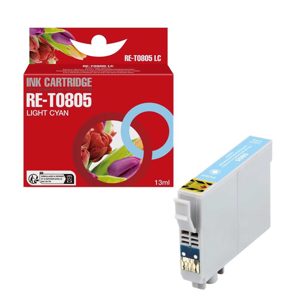 Red Box Compatible Epson T0805 Ink Light C 