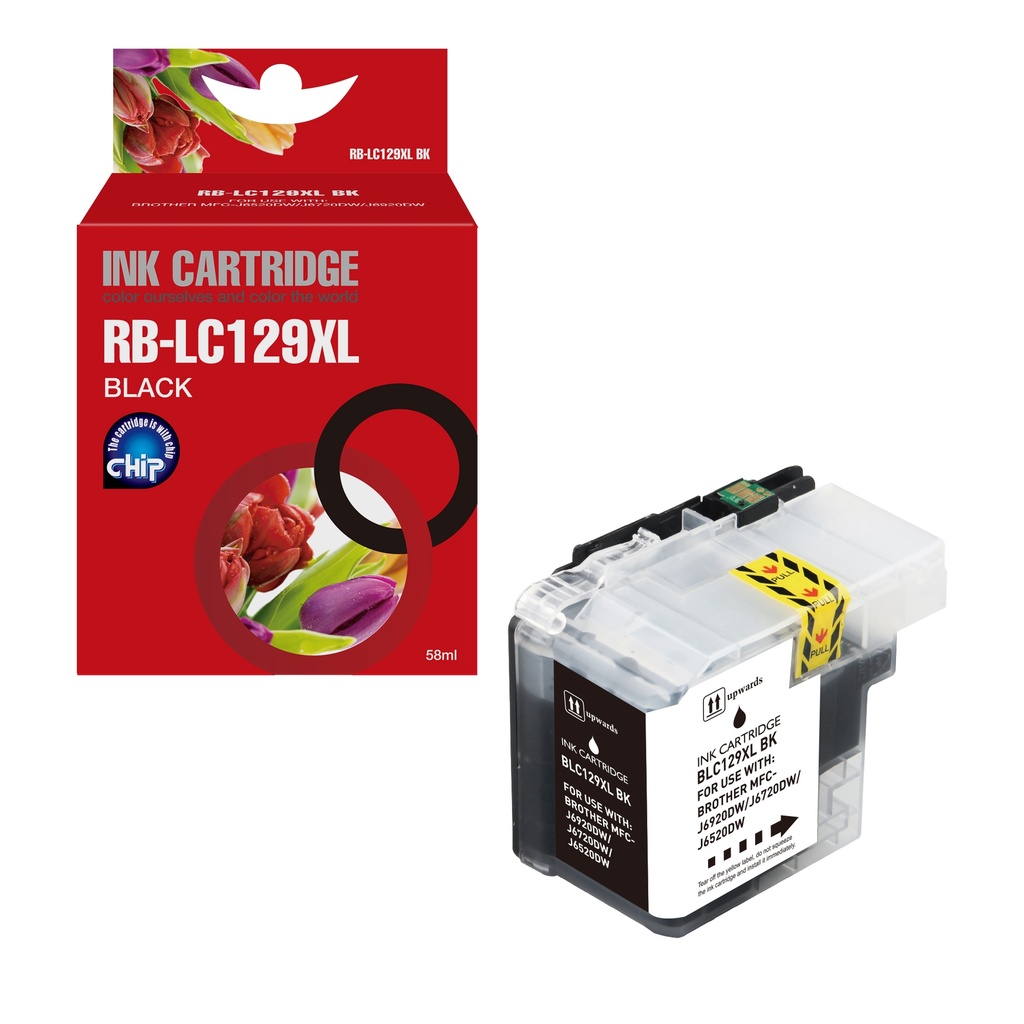 Red Box Compatible Brother LC129XLBK Ink B