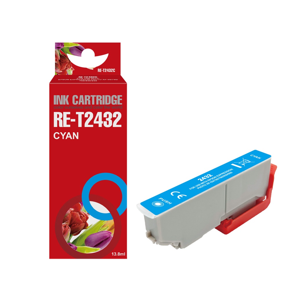 Red Box Compatible Epson C13T24324010 Ink C