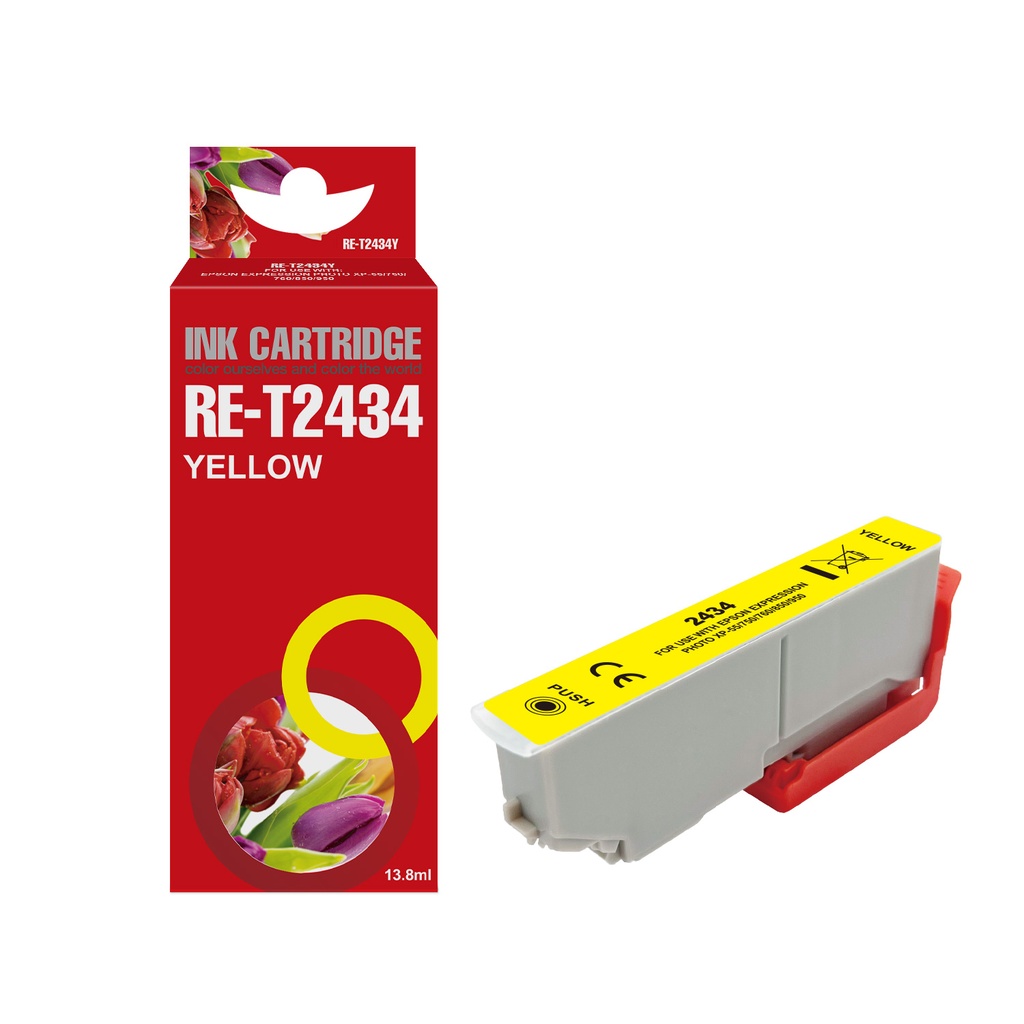 Red Box Compatible Epson C13T24344010 Ink Y