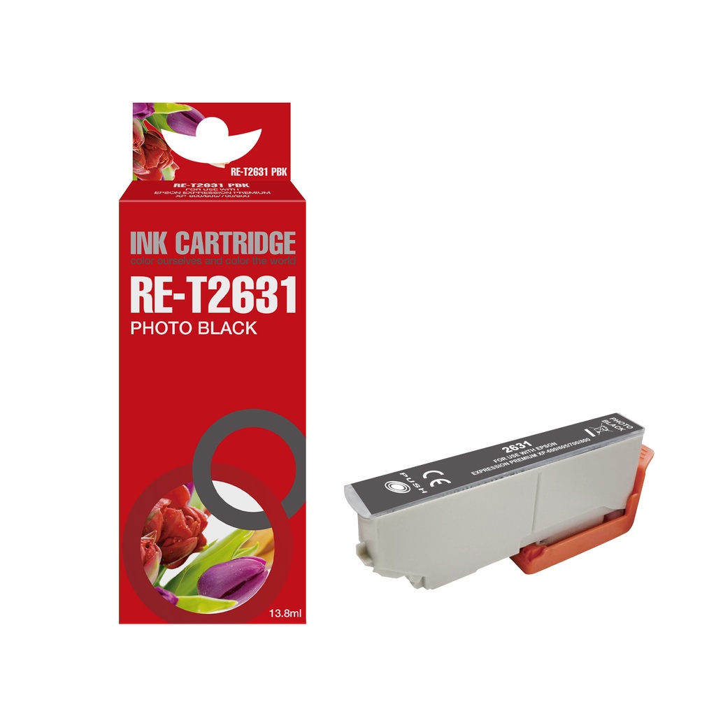 Red Box Compatible Epson C13T26314010 Ink PBK