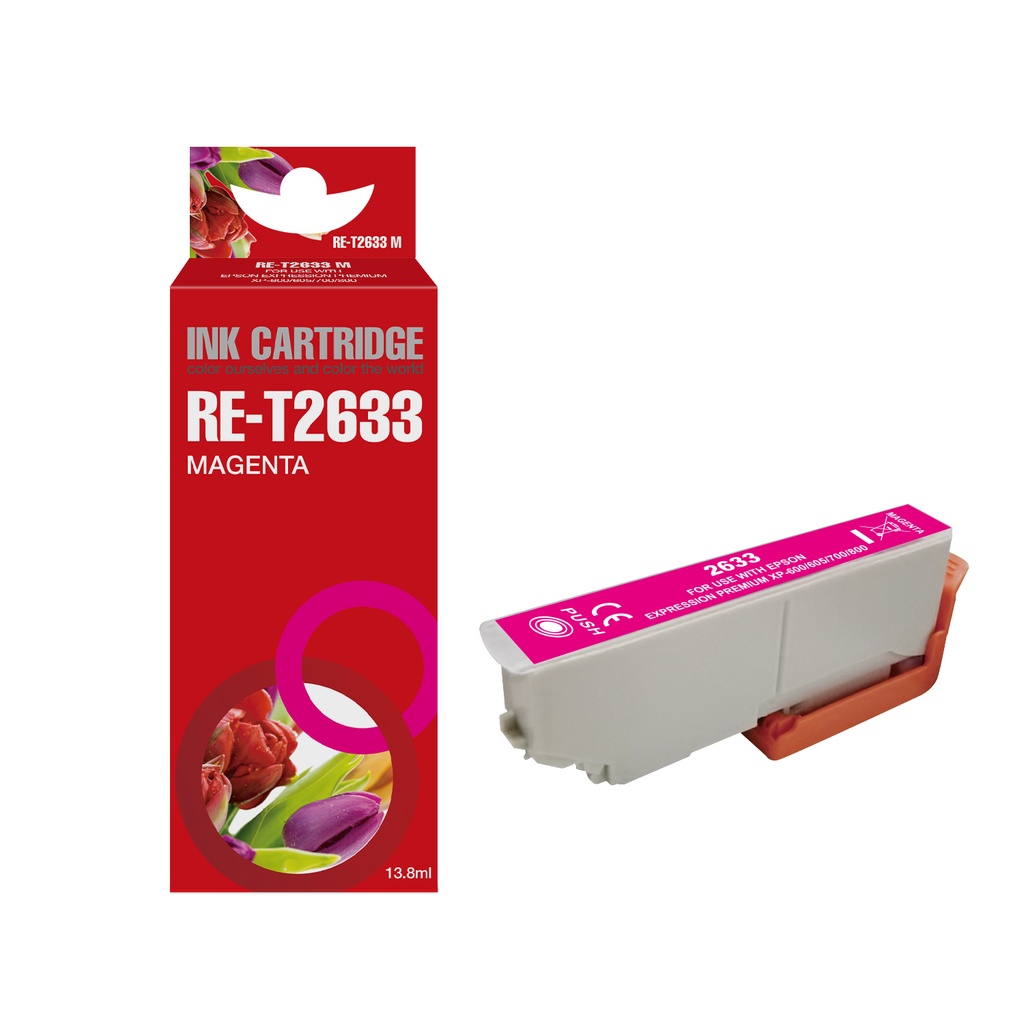 Red Box Compatible Epson C13T26334010 Ink M