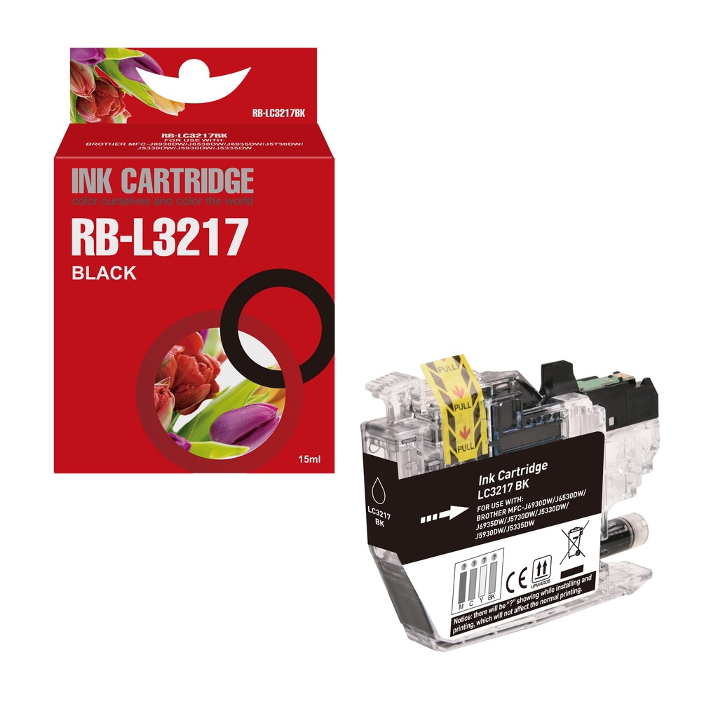 Red Box Compatible Brother LC3217BK Ink B