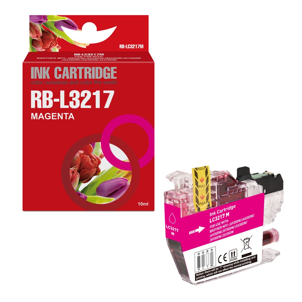 Red Box Compatible Brother LC3217M Ink M