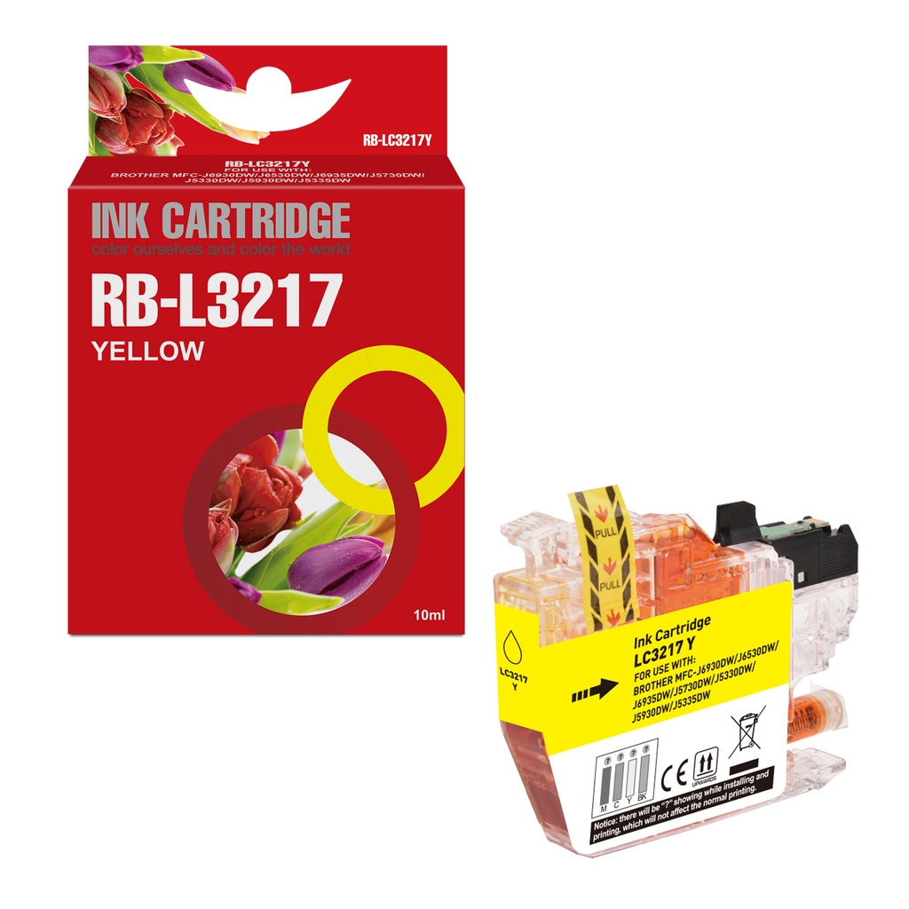 Red Box Compatible Brother LC3217Y Ink Y