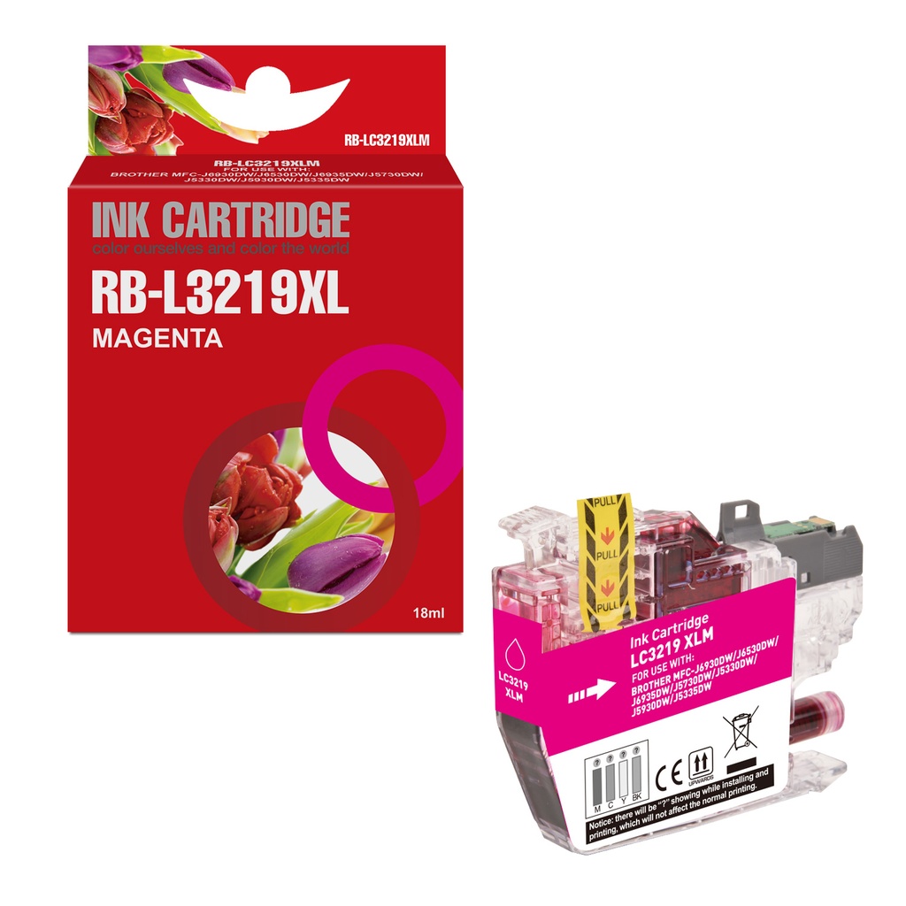 Red Box Compatible Brother LC3219XLM Ink M
