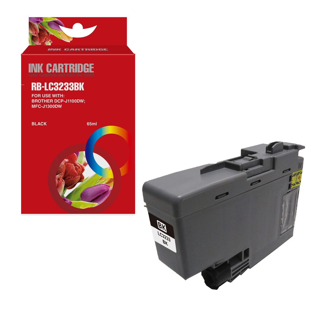 Red Box Compatible Brother LC3233BK Ink B
