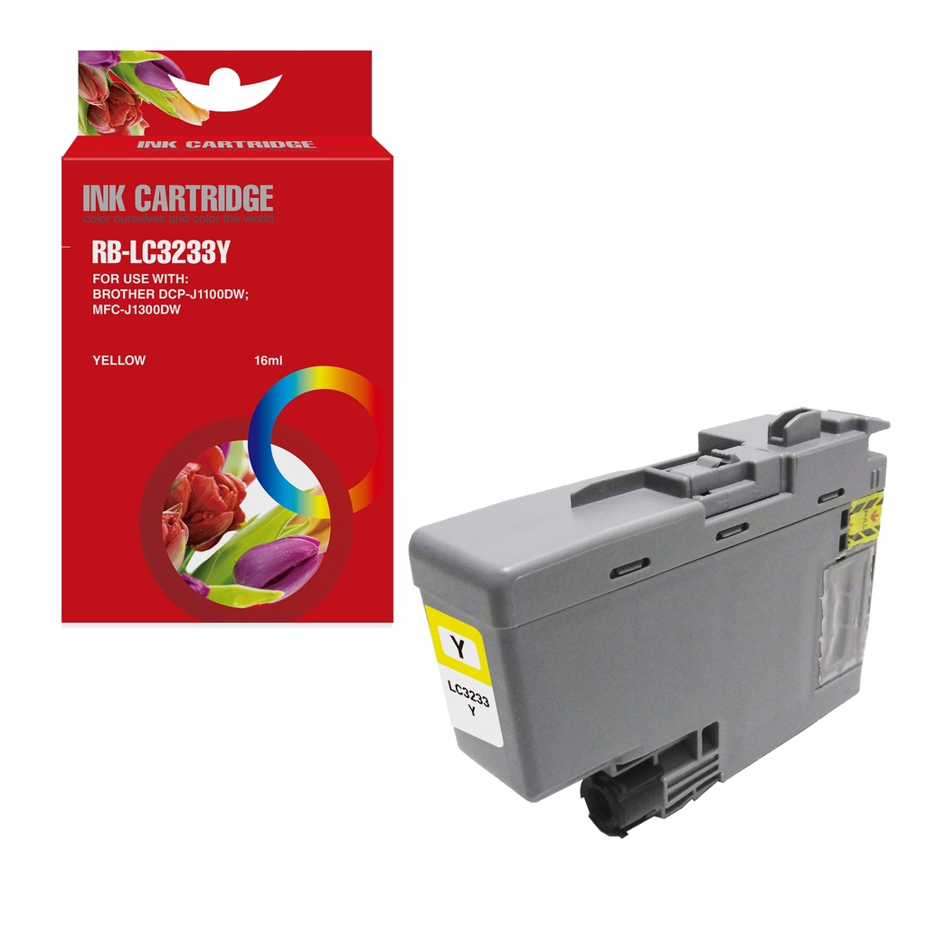 Red Box Compatible Brother LC3233Y  Ink Y