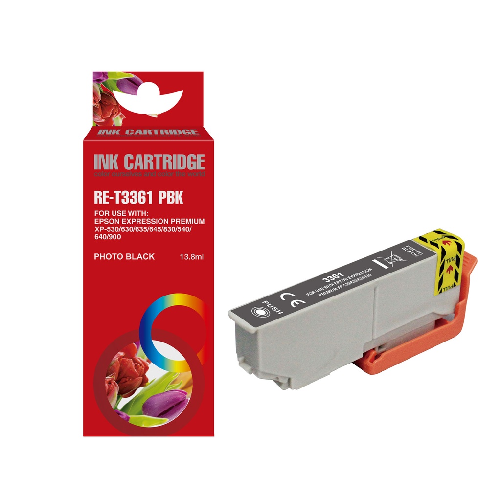 Red Box Compatible Epson C13T33614010 Ink PBK