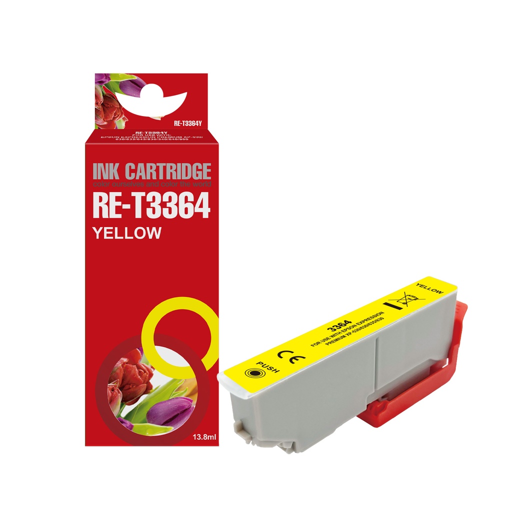 Red Box Compatible Epson C13T33644010 Ink Y