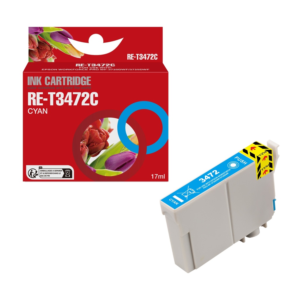 Red Box Compatible Epson C13T34724010 Ink C