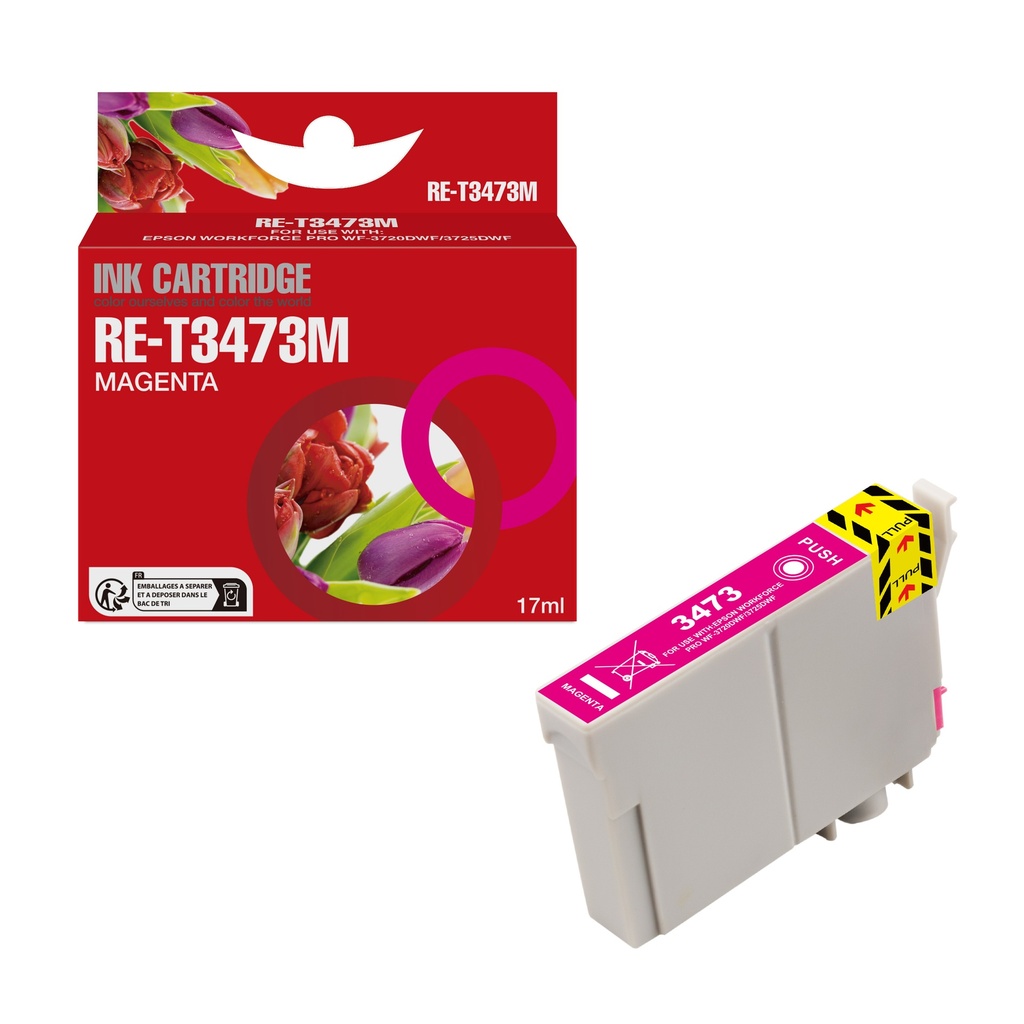 Red Box Compatible Epson C13T34734010 Ink M