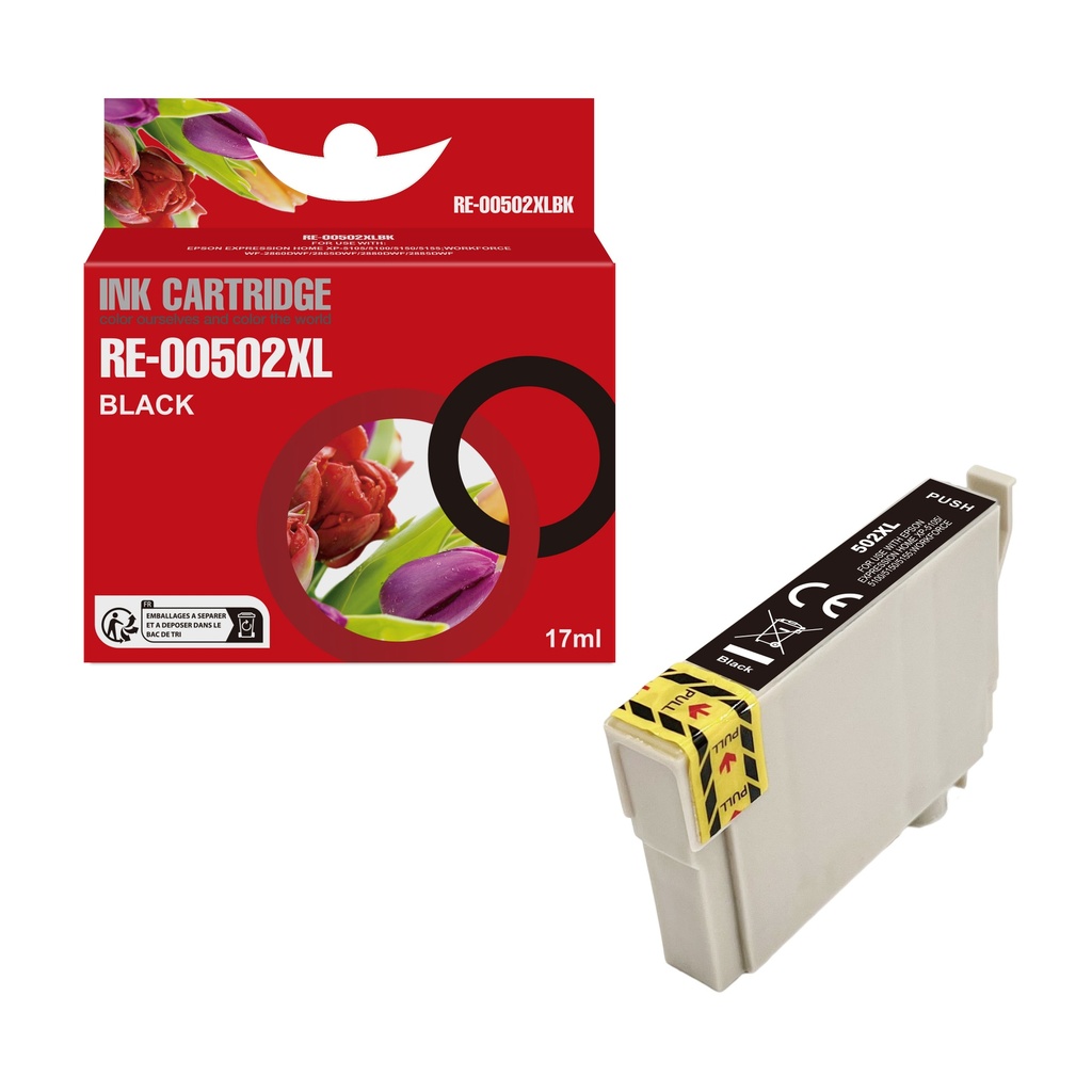 Red Box Compatible Epson 502XL BK (C13T02W14010) Ink BK