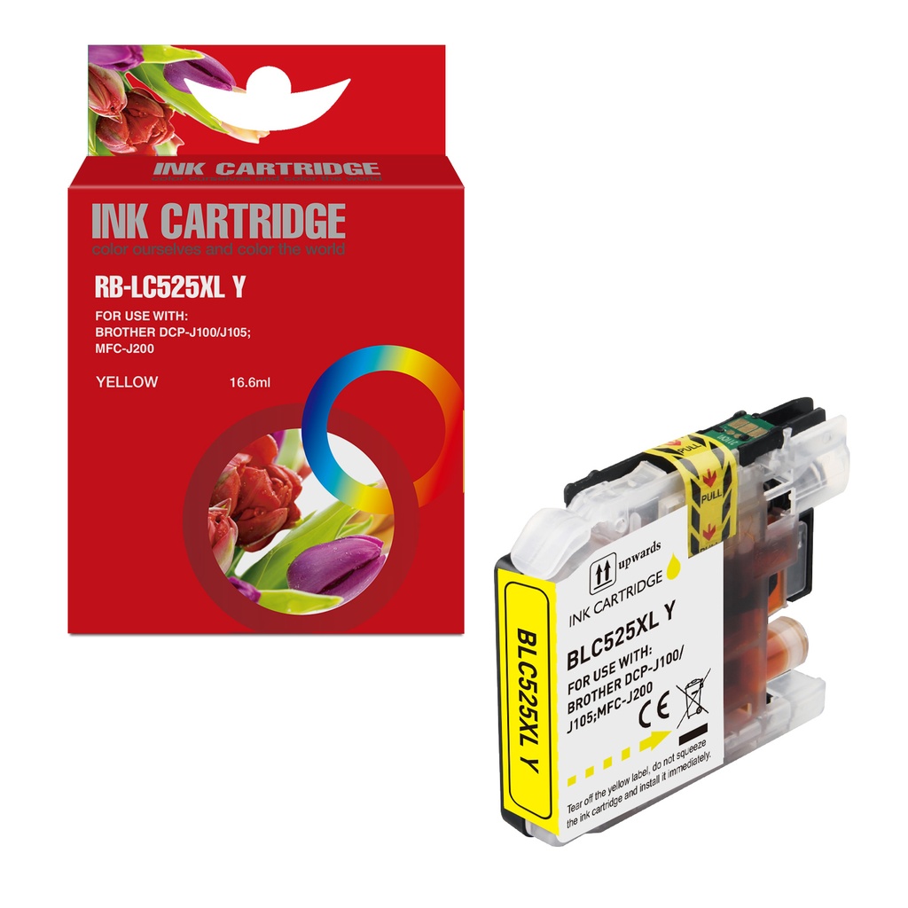 Red Box Compatible Brother LC525XLY Ink Y