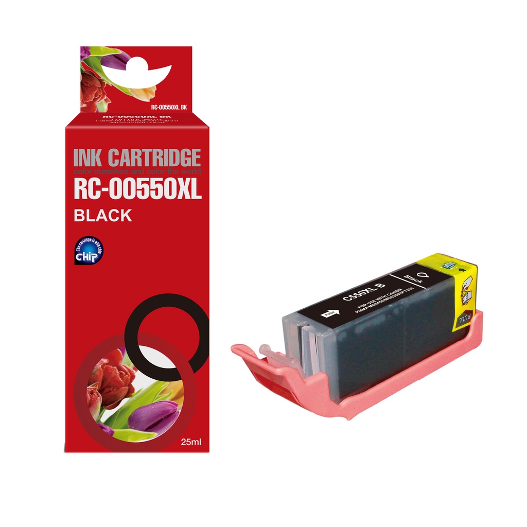 Red Box Compatible Canon PGI-550PGBK XL Ink B