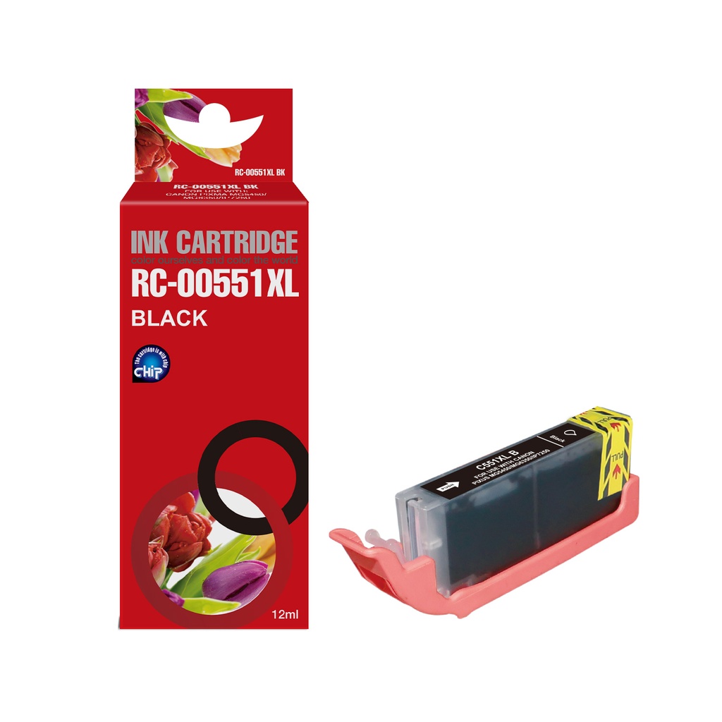 Red Box Compatible Canon CLI-551BK XL Ink B