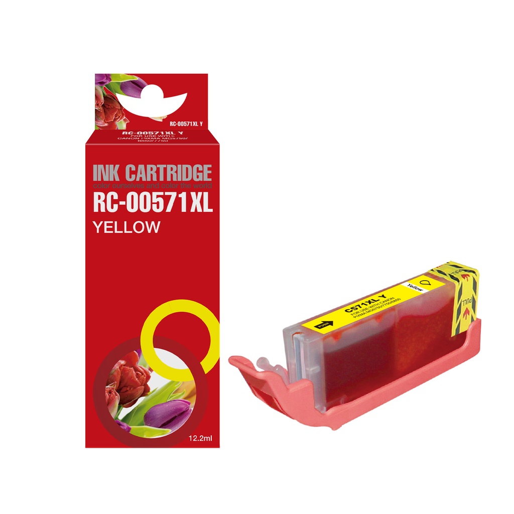 Red Box Compatible Canon CLI-571XLY Ink Y