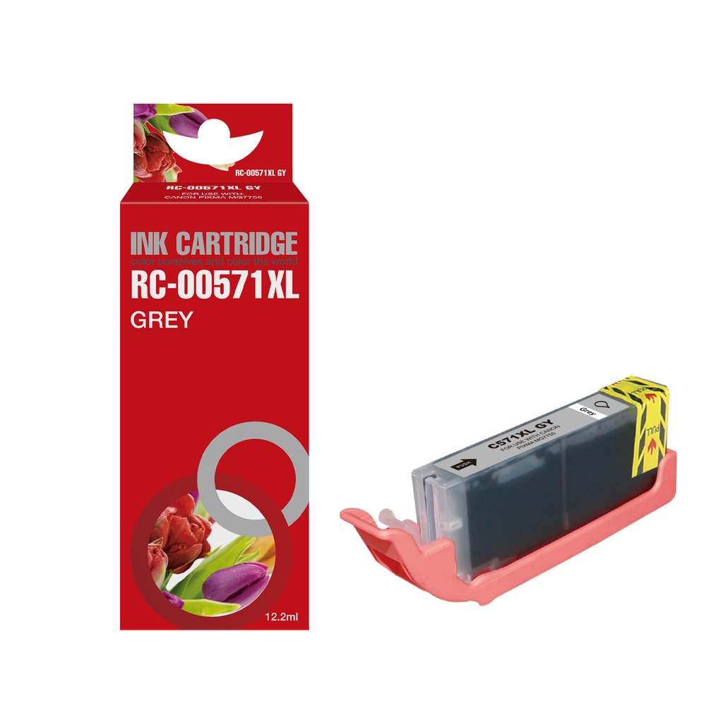 Red Box Compatible Canon CLI-571XLGY Ink GY