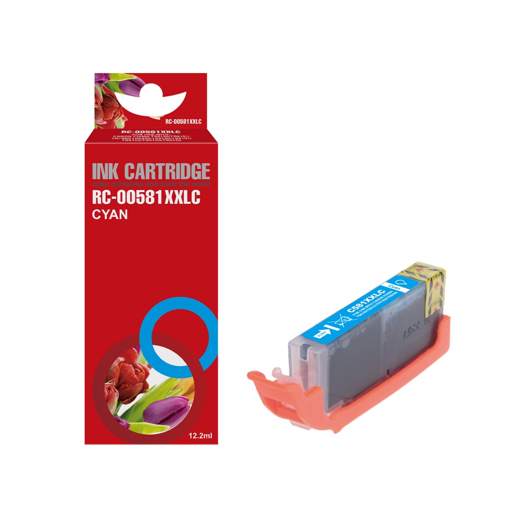 Red Box Compatible Canon CLI-581XXLC Ink C