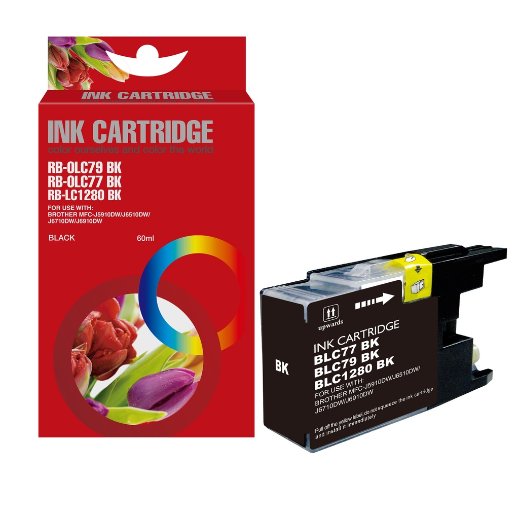Red Box Compatible Brother LC1280BK Ink B