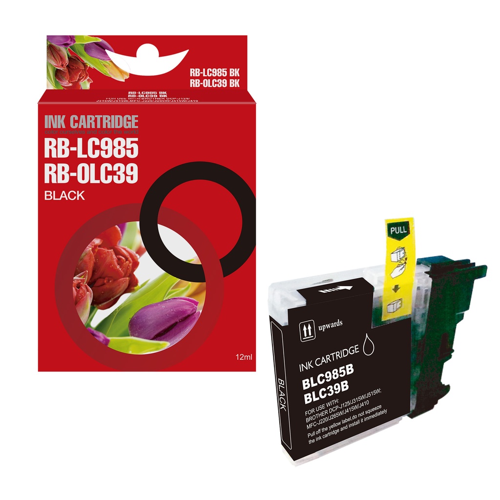Red Box Compatible Brother LC985BK Ink B
