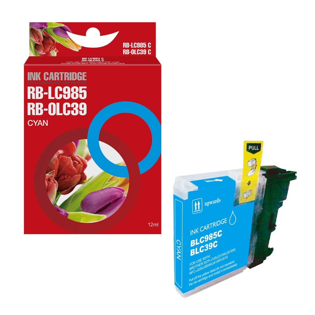 Red Box Compatible Brother LC985C Ink C