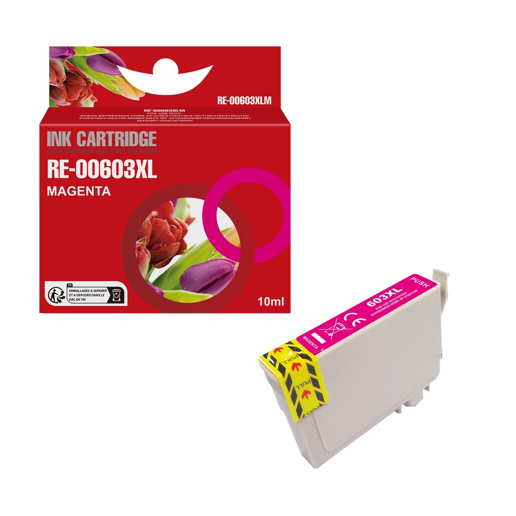 Red Box Compatible Epson T603XL Magenta(C13T03A34010) Ink M