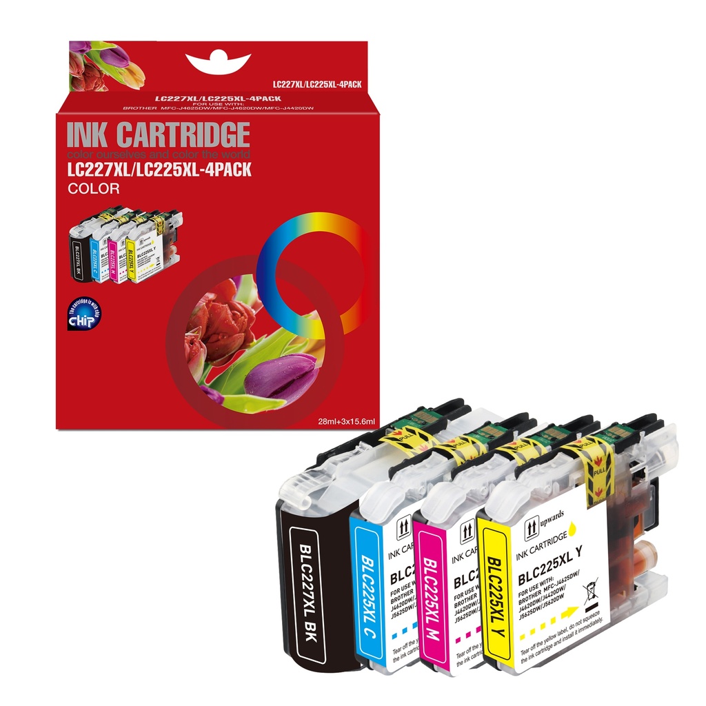 Red Box Compatible Brother LC229ZK BK/XLC/XLM/XLY Ink BK/C/M/Y