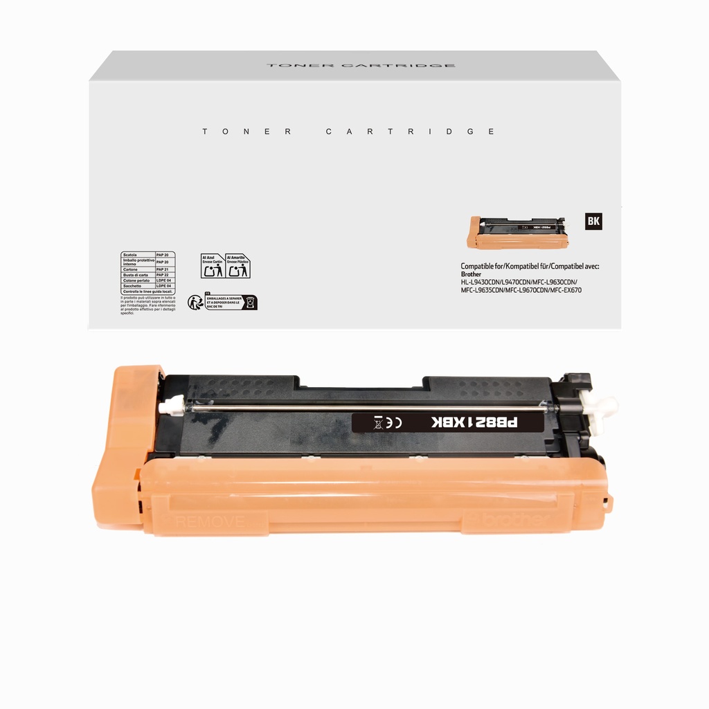 White Box Compatible Brother TN-821XLBK Toner B