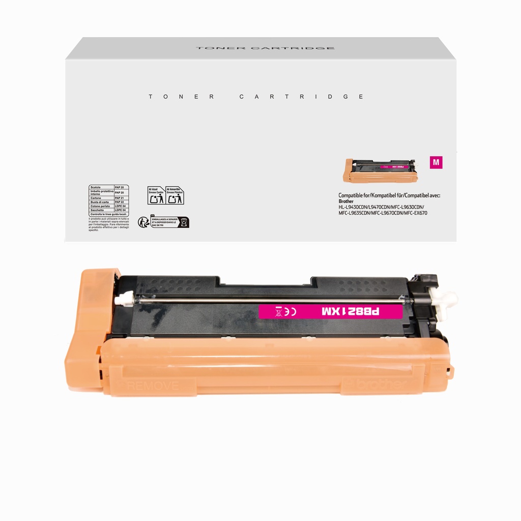 White Box Compatible Brother TN-821XLM Toner M
