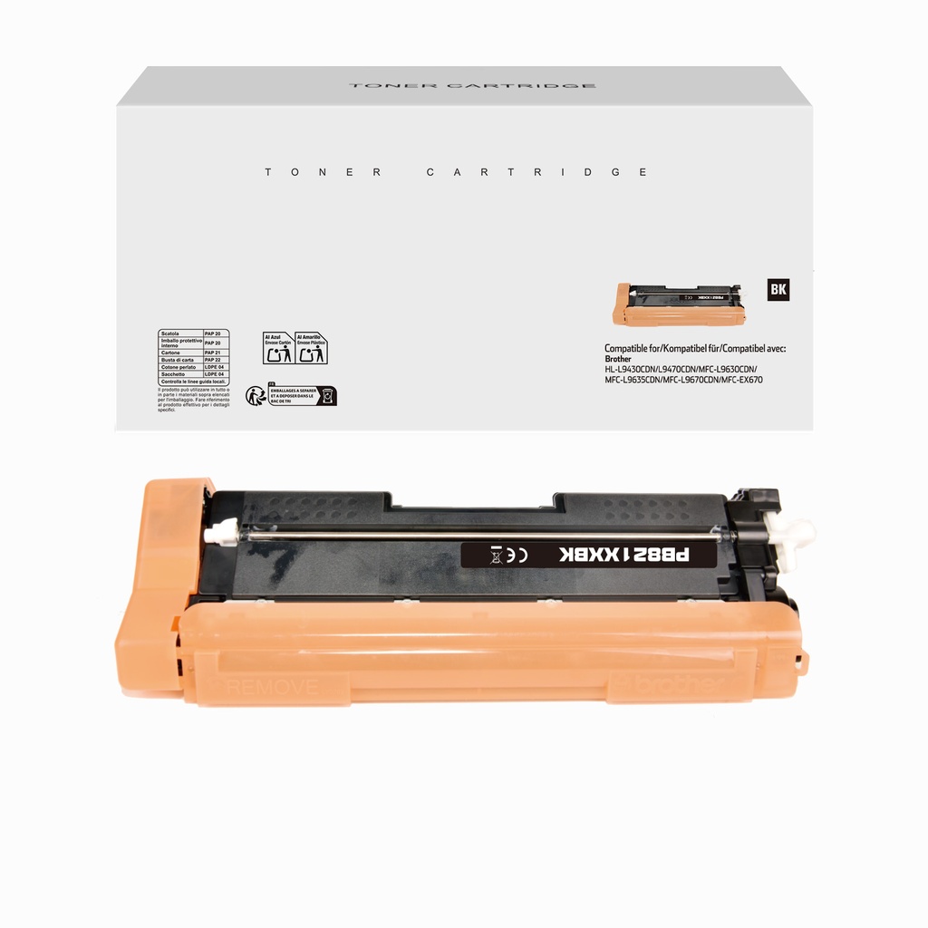 White Box Compatible Brother TN-821XXLBK Toner Black