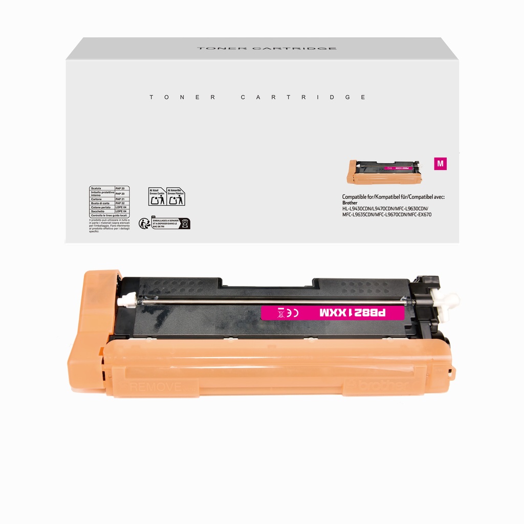 White Box Compatible Brother TN-821XXLM Toner Magenta