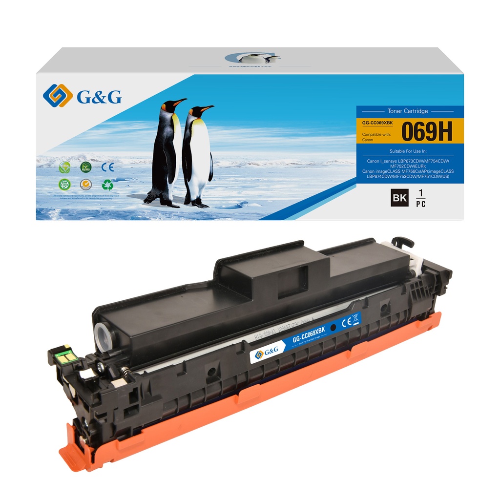 G&G Compatible Canon 5098C002 (069H) Toner Black