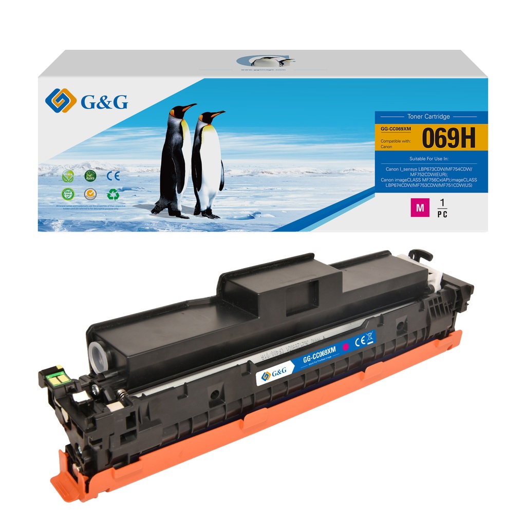 G&G Compatible Canon 5096C002 (069H) Toner Magenta