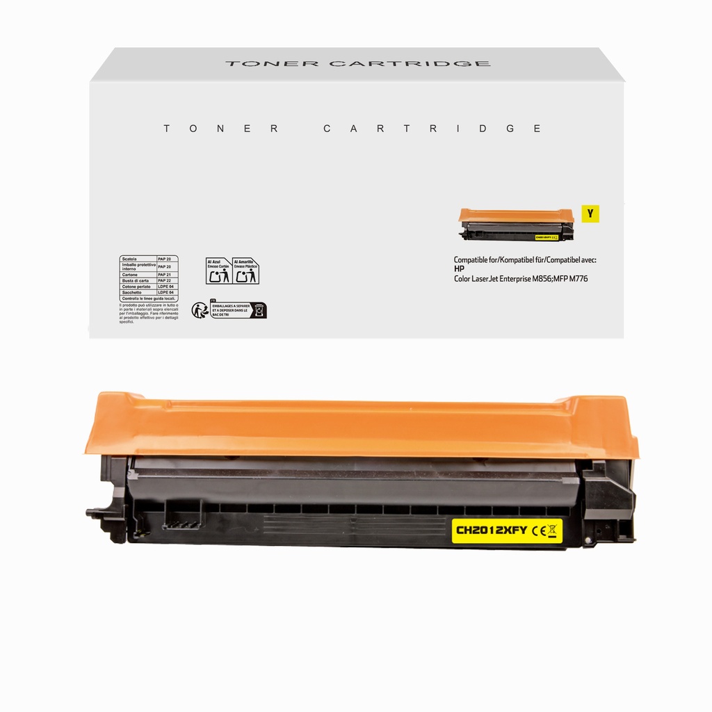 White Box Remanufactured HP W2012X(659X) Toner Yellow
