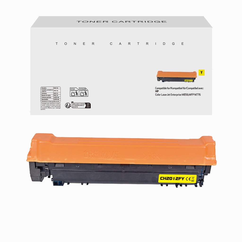 White Box Remanufactured HP W2012A(659A) Toner Yellow