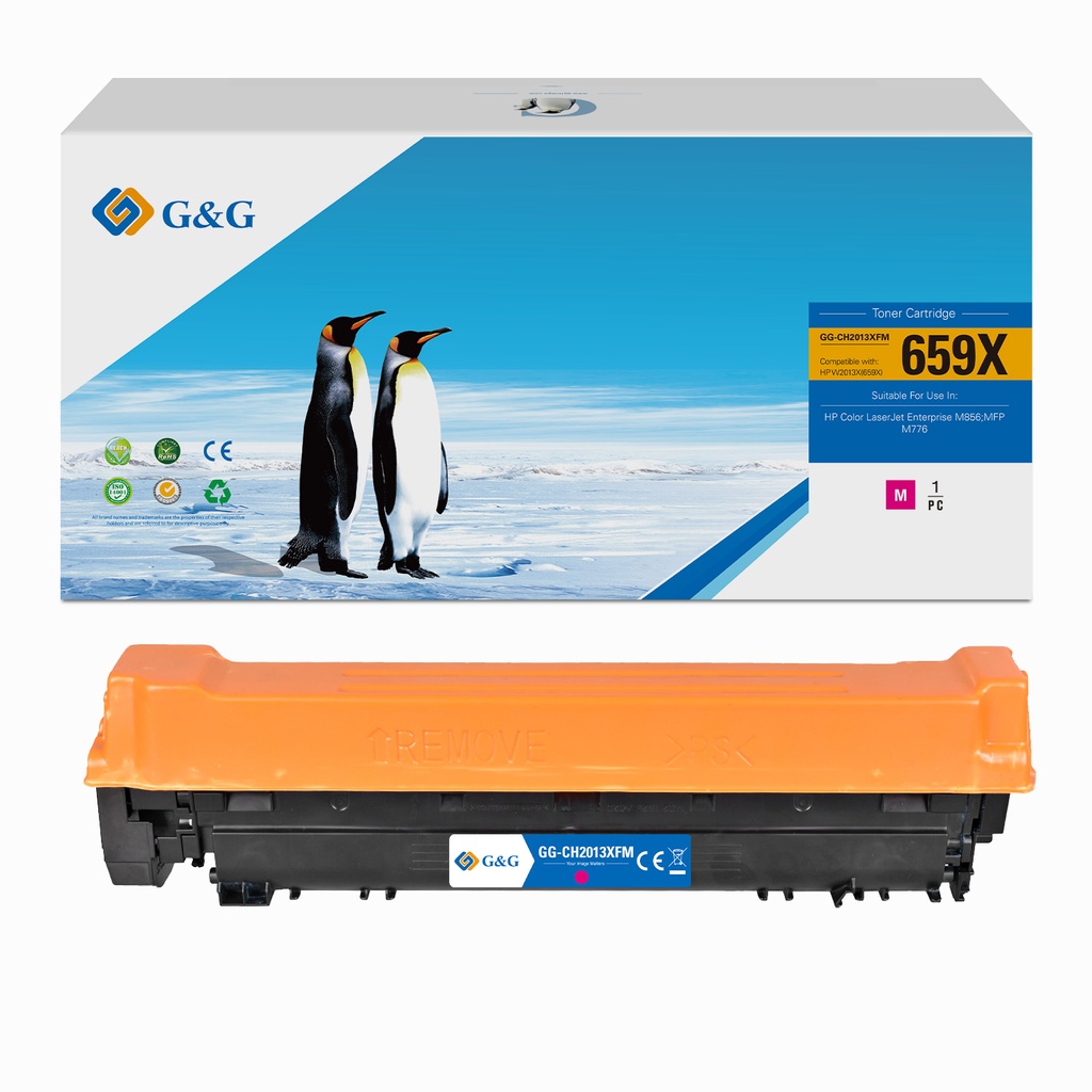 G&G Remanufactured HP W2013X(659X) Toner Magenta
