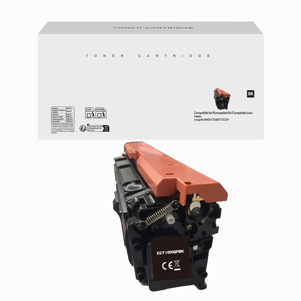White Box Remanufactured Canon 4566C001 (T10) Toner Black