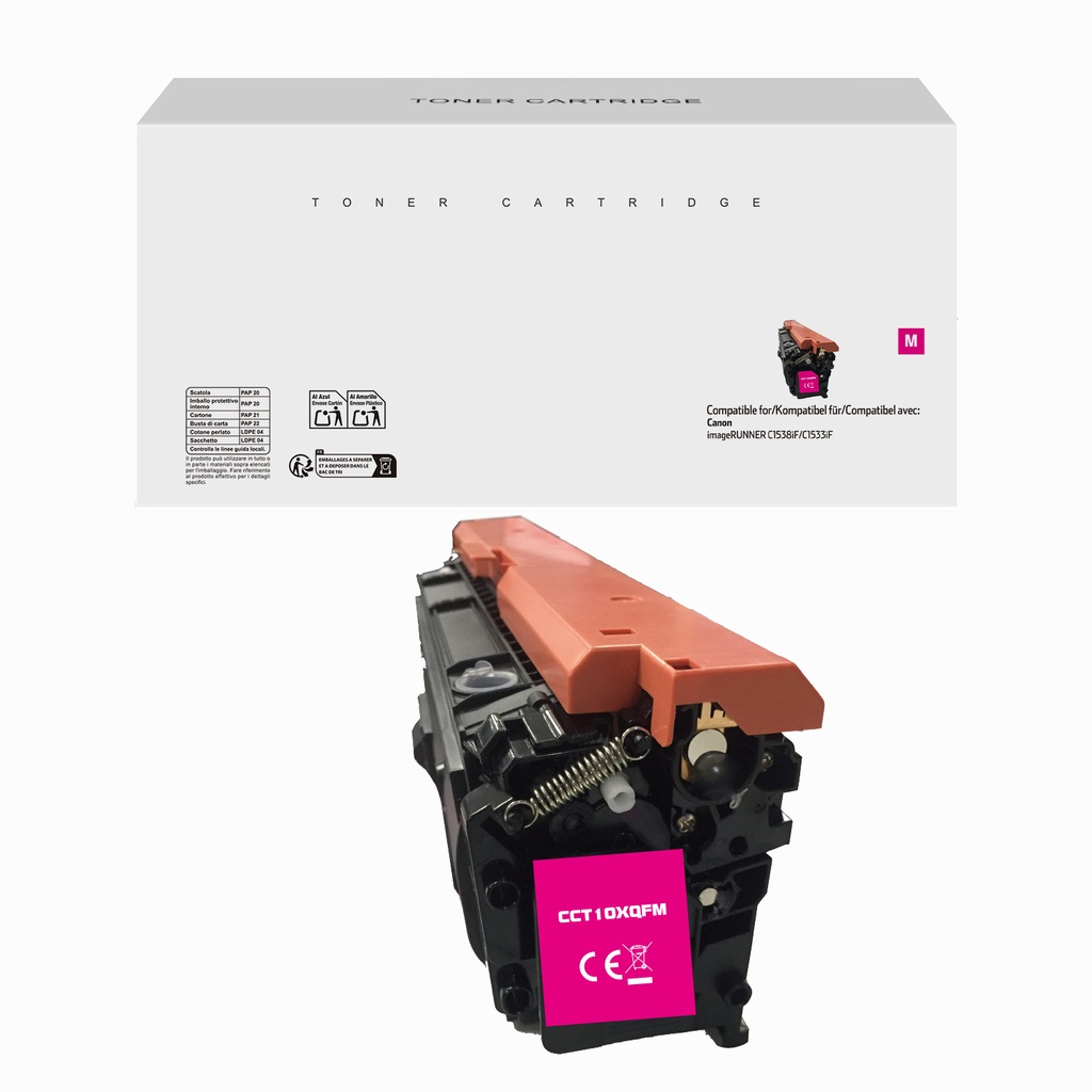 White Box Remanufactured Canon 4564C001 (T10) Toner Magenta