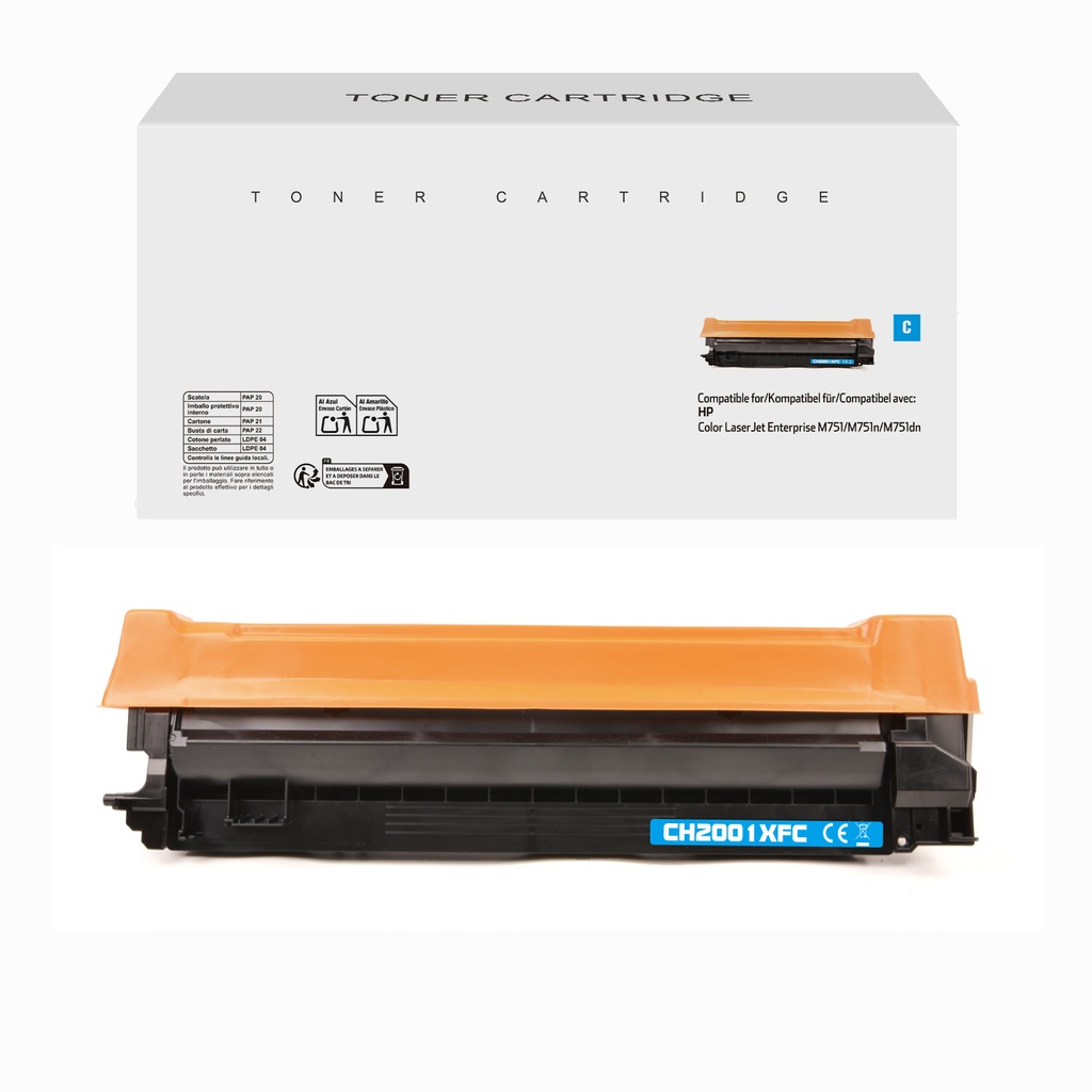 White Box Remanufactured HP W2001X(658X) Toner Cyan