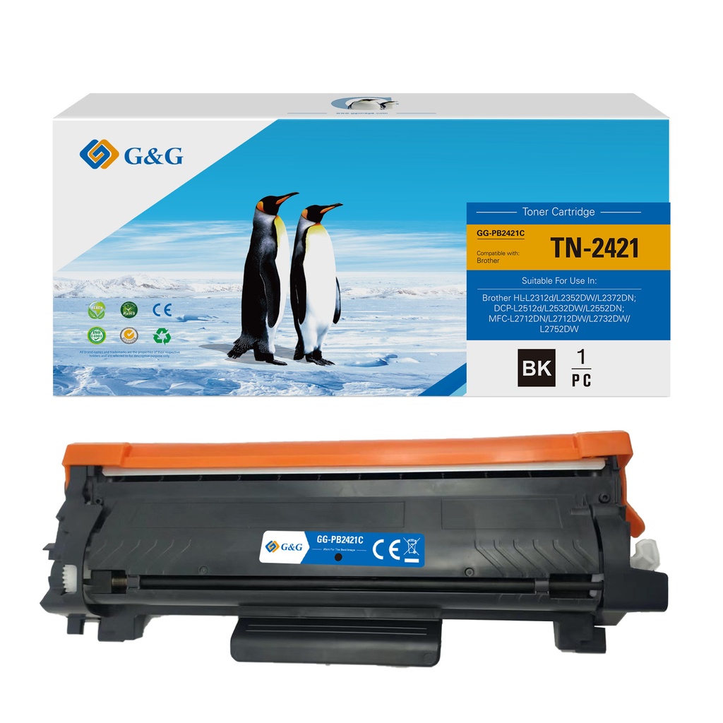 G&G Compatible Brother TN-2421 Toner Mono