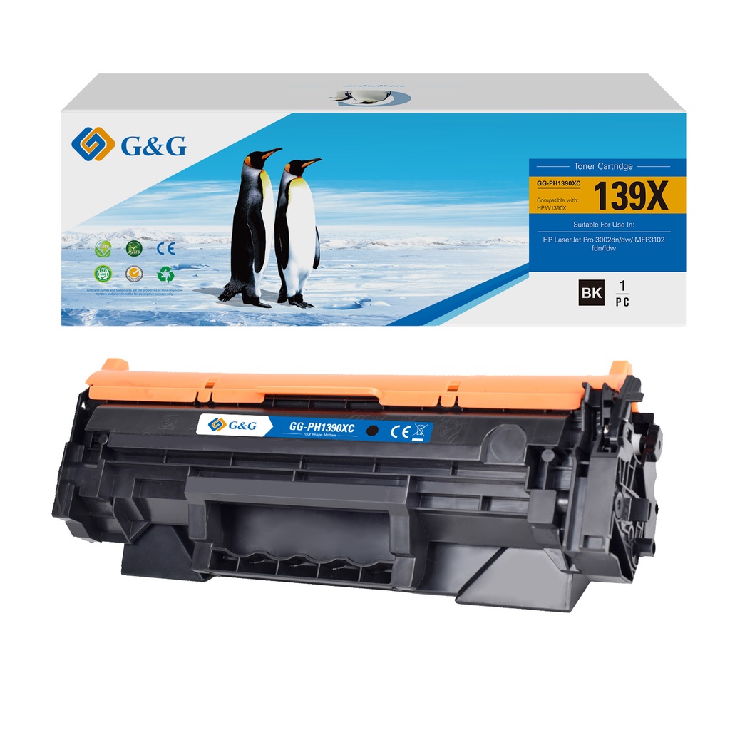 G&G Compatible HP W1390X Toner Mono
