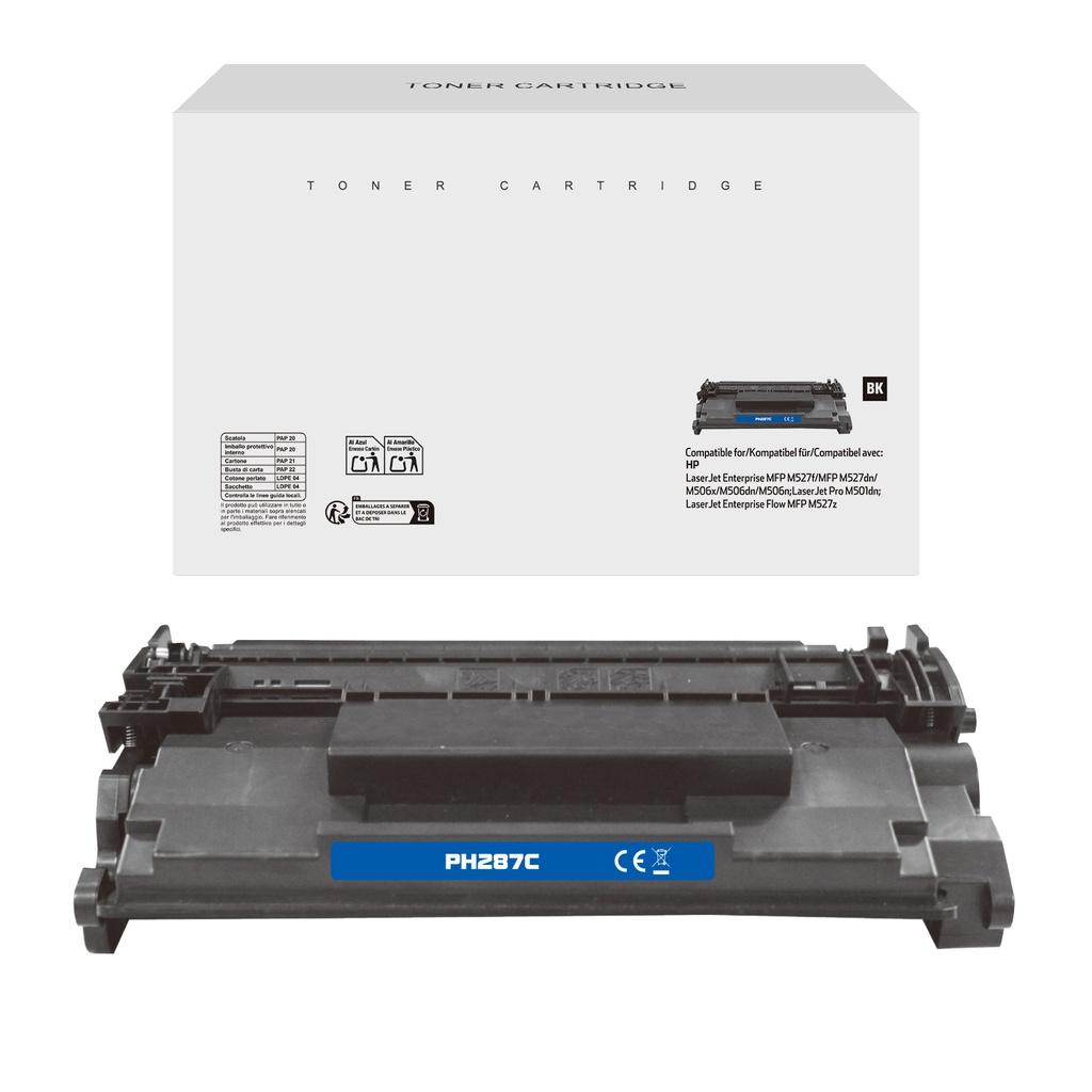 White Box Compatible HP CF287A Toner Mono