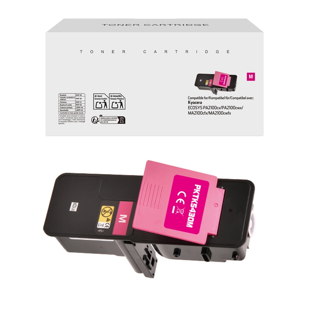 White Box Compatible Kyocera TK-5430M Toner Magenta