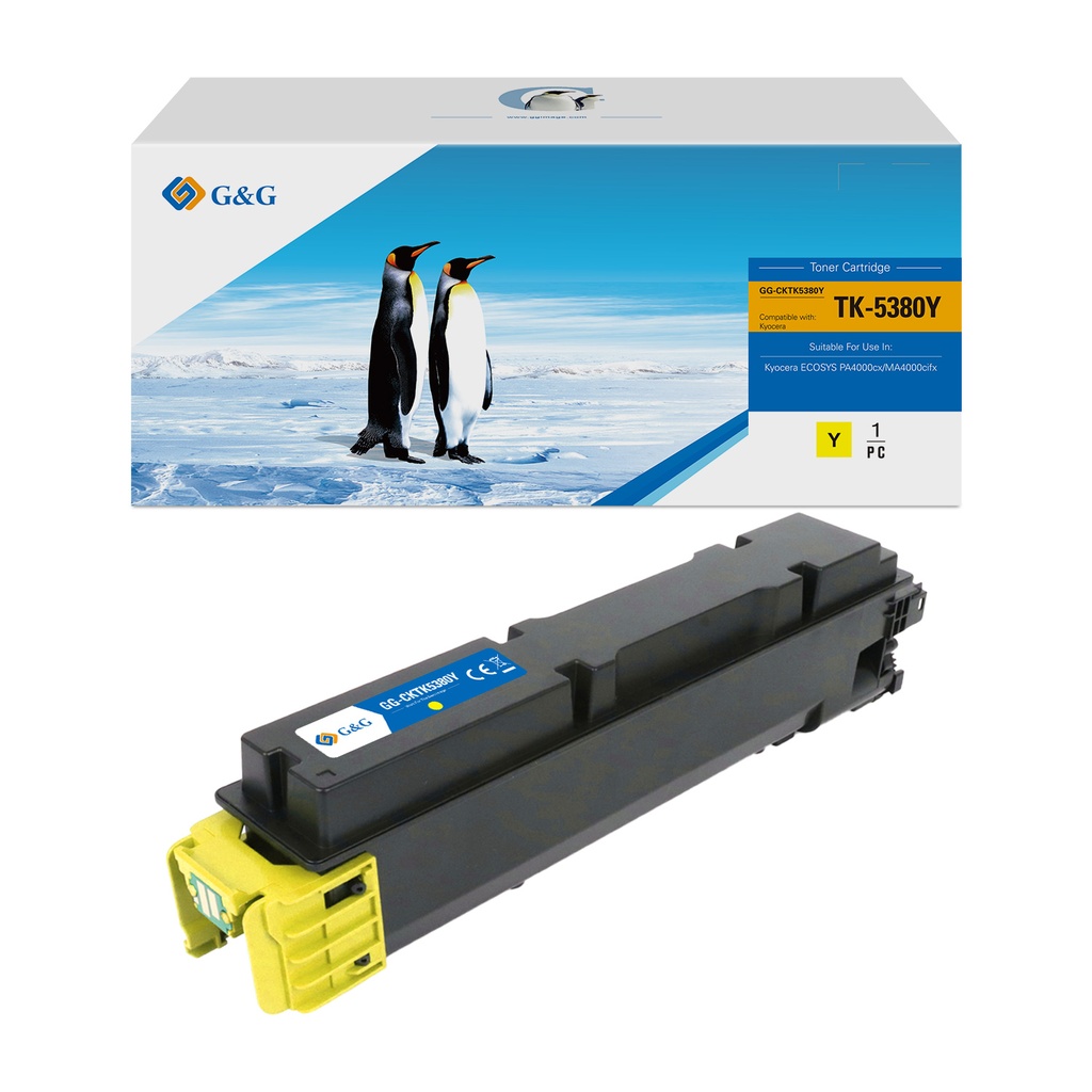 G&G Compatible Kyocera TK-5380Y Toner Cartridge