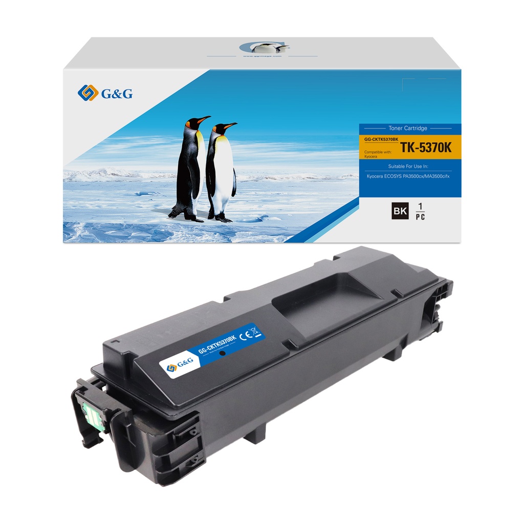 G&G Compatible Kyocera TK-5370K Toner Cartridge