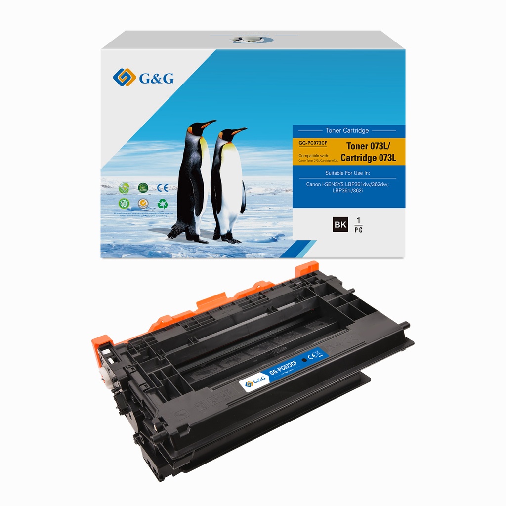 G&G Remanufactured Canon Toner 073L/Cartridge 073L Toner Mono